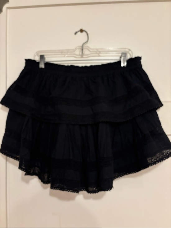 LoveShackFancy Dresses & Skirts - LoveShackFancy Heritage Black Ruffle Mini